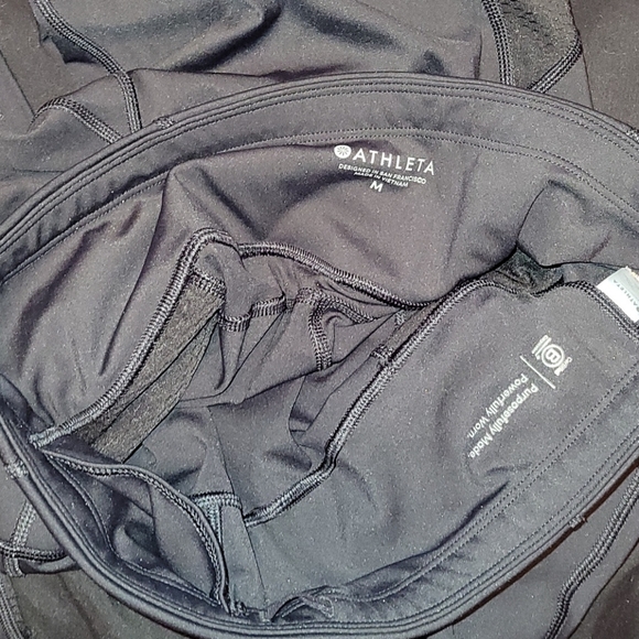 Athleta Mesh Contender Capris - Picture 5 of 7